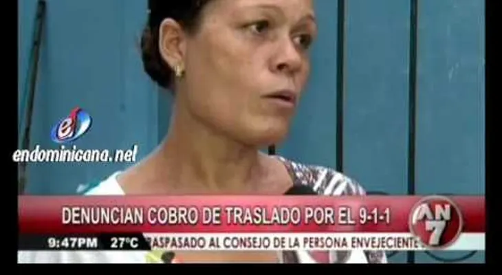 Una mujer tuvo que pagar RD$6,000.00 pesos por uso del 911 (VIDEO)