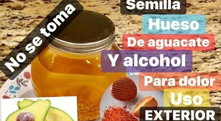 Una mezcla IMPERDIBLE de semilla de aguacate con alcohol 