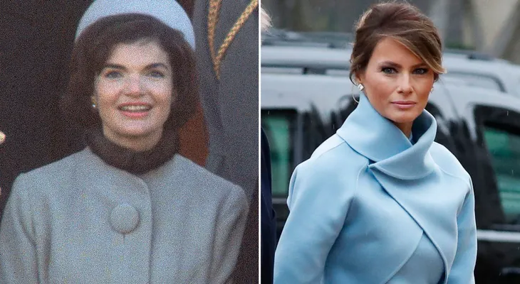 Melania Trump se inspira en Jackie Kennedy con un traje Ralph Lauren