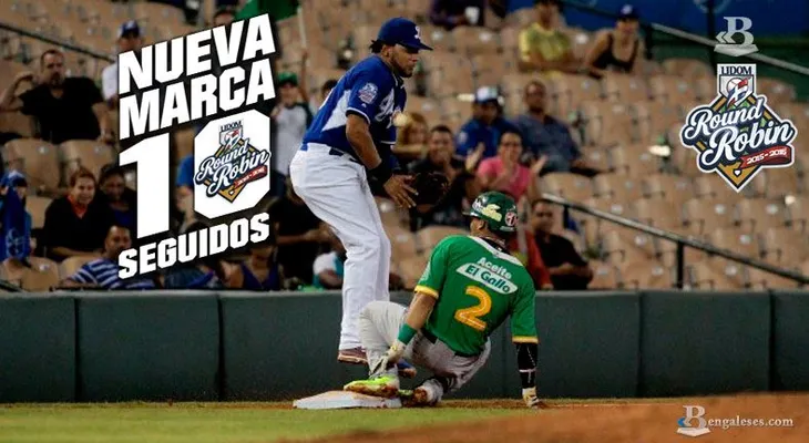 Licey impone marca de triunfos seguidos en un Round Robin