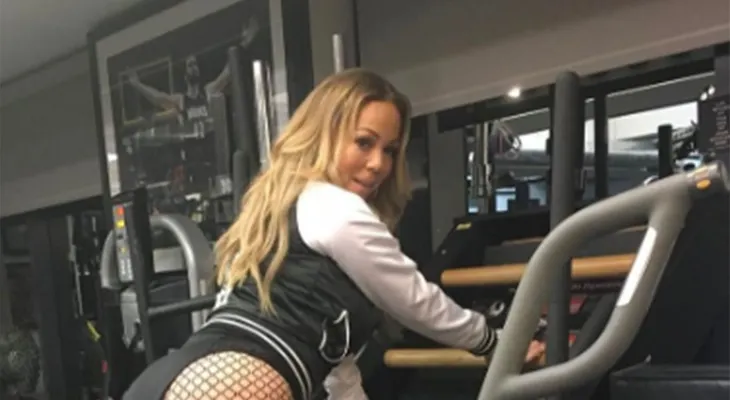 Las bromas de mal gusto que despertó el singular atuendo de Mariah Carey para ir al gym