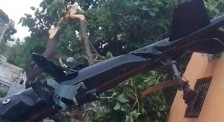 Cae helicóptero cerca del Faro a Colón; piloto resulta herido y le roban la cartera