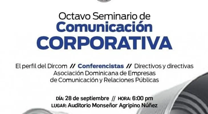 PUCMM hará seminario sobre el perfil del Dircom