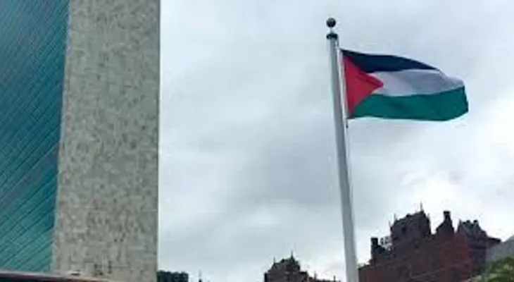 Izan por primera vez la bandera de Palestina en la ONU