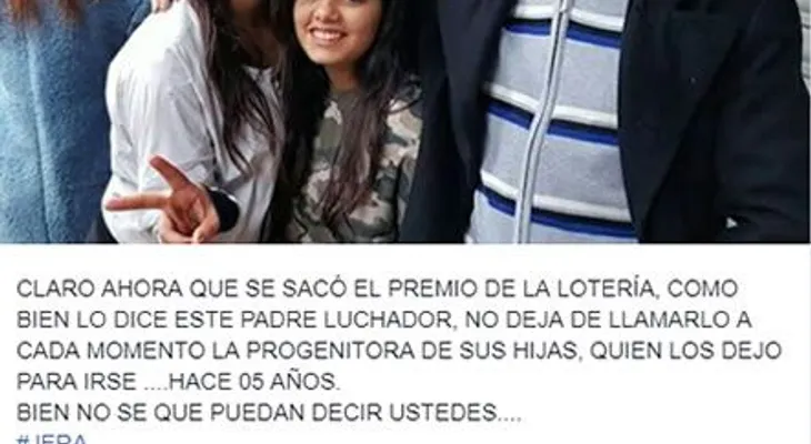 Un hombre se saca la Lotería y su esposa que le pegó los cuernos, ahora quiere regresar