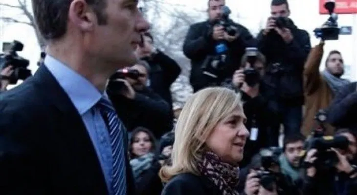 Inicia juicio a la infanta Cristina por evasión fiscal