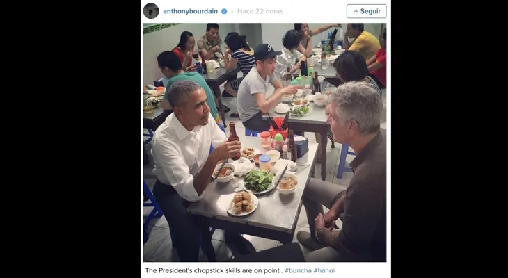 Obama sobre Bourdain: Nos enseñó sobre la comida y su capacidad para reunirnos