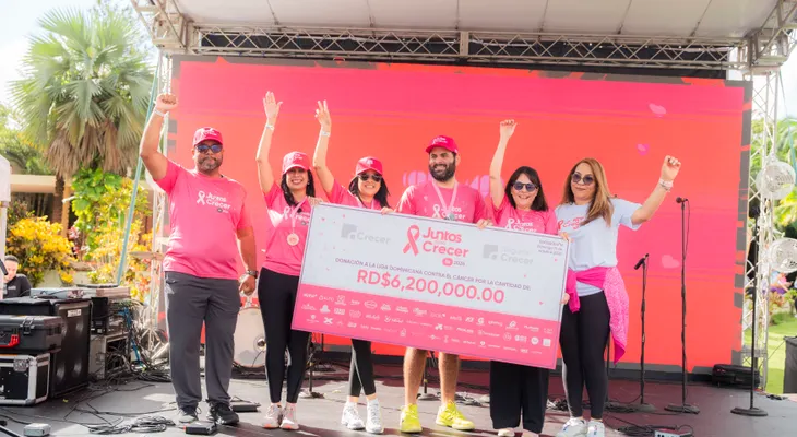 "AFP Crecer y Seguros Crecer recaudan RD$6.2 millones para la Liga Dominicana Contra el Cáncer"