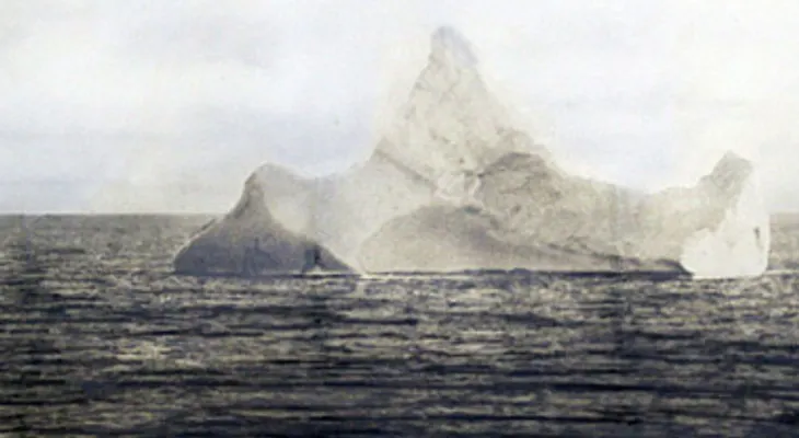 Esta imagen inédita del iceberg fue la culpable hundimiento Titanic