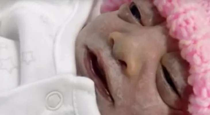 Niña nace sin cerebro en sus brazos y muere 74 minutos después