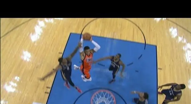 Russell Westbrook se acerca a marca de Jordan (VIDEO)