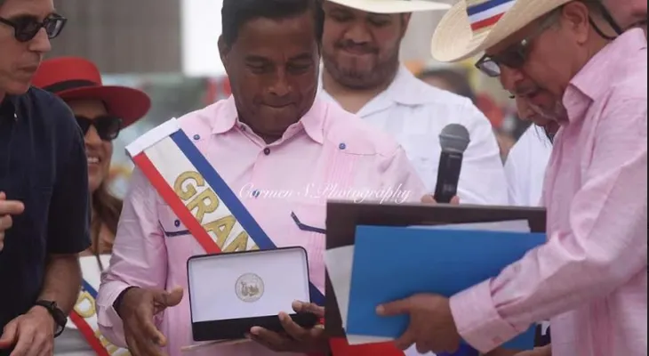 Roberto Del Castillo, Gran Mariscal del Desfile en Rhode Island