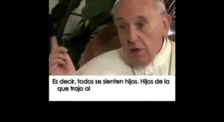 El papa Francisco: El Diablo castiga a México, y dice las razones