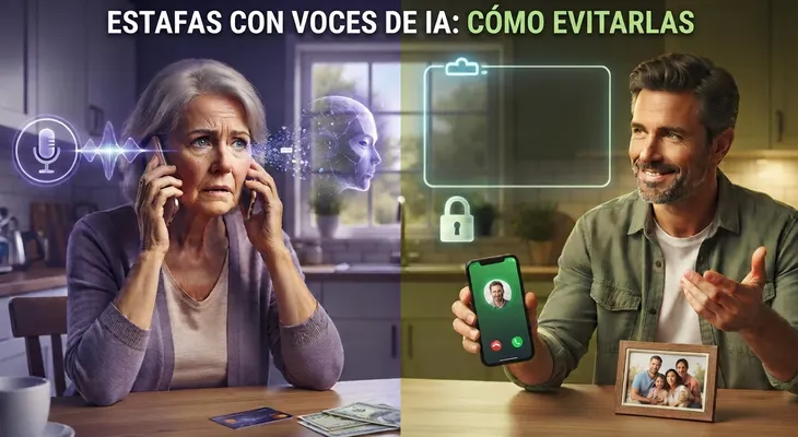 Estafas con voces generadas por IA: ¿cómo evitarlas?