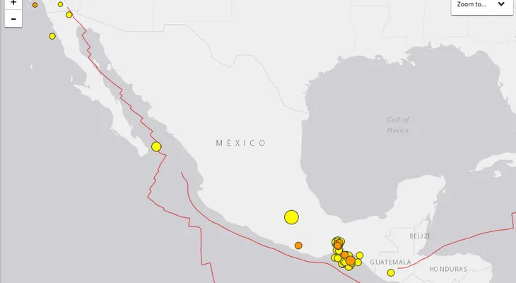 Los sismos en México desde el terremoto del martes