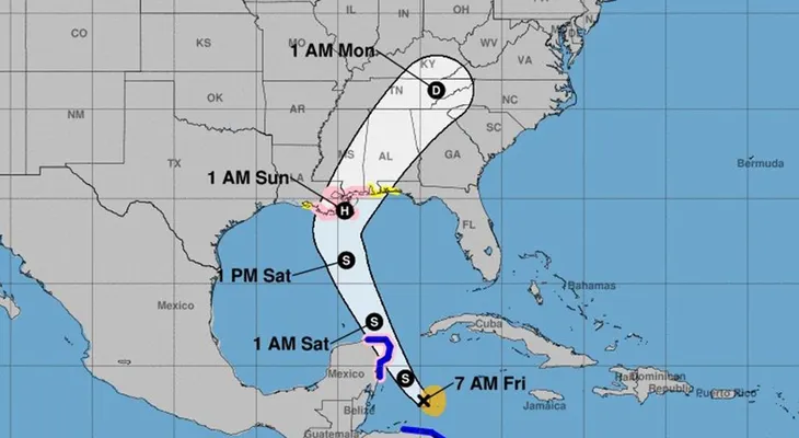 Crece el número de muertos por la tormenta tropical Nate, que puso rumbo a México y EEUU 