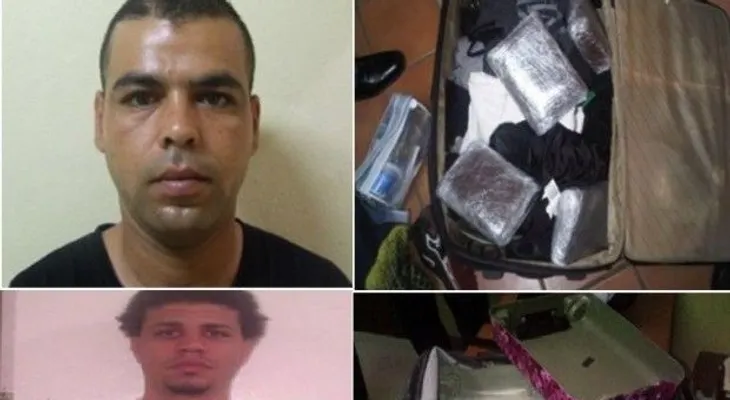 Apresan a dos extranjeros intentaron sacar drogas del país