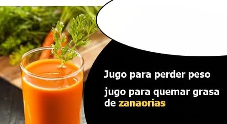 El jugo de zanahoria para limpiar el colon y bajar de peso