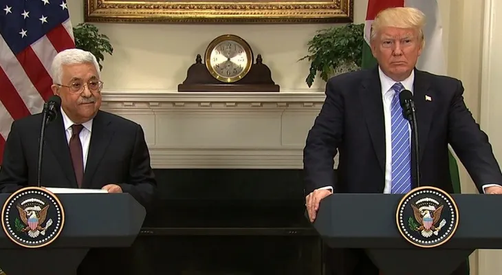 Trump promete trabajar como "mediador" para negociar la paz entre israelíes y palestinos