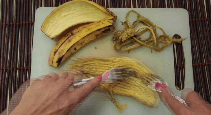 La cascara de guineo o plátano para ablandar la carne, blanquear los dientes, eliminar verrugas. Otros usos 