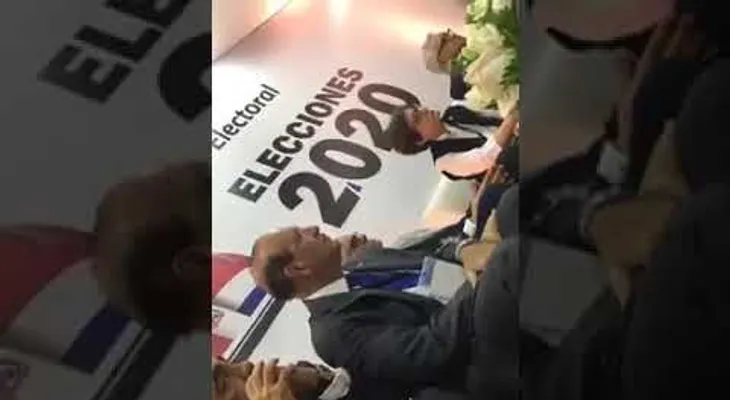 Video de la reunión JCE y partidos antes de suspenderse elecciones 