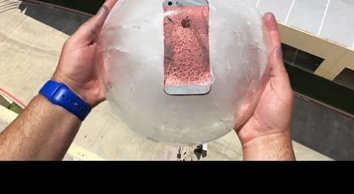 ¿Resistirá el nuevo iPhone congelado a una caída desde 30 metros?