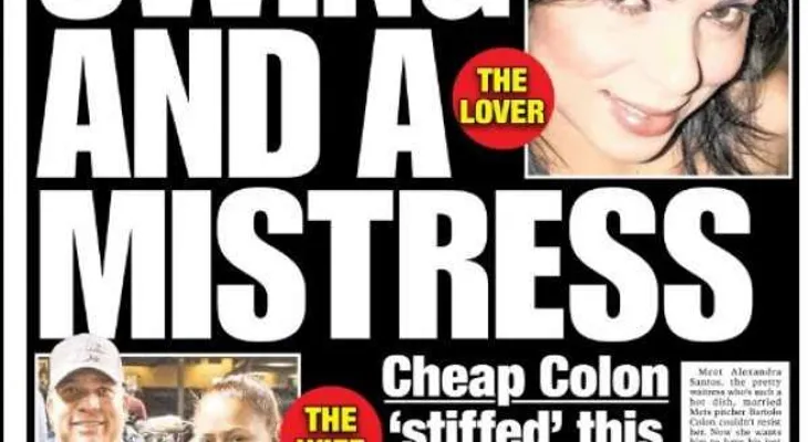 Ex de Bartolo Colón acusa al diario New York Post de querer dañar imagen