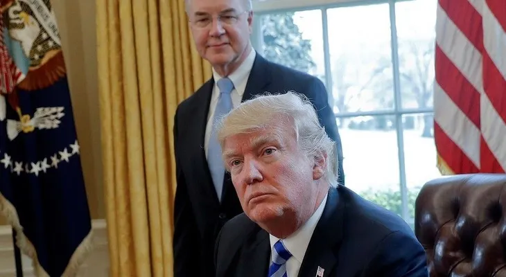 Donal Trump acepta renuncia secretario de Salud, Tom Price involucrado en un escándalo