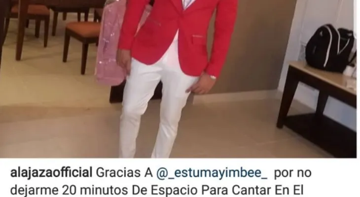 Dios tiene más que darme que yo pedirleâ?, publicó Alajaza, ante actitud arrogante de Anthony Santos