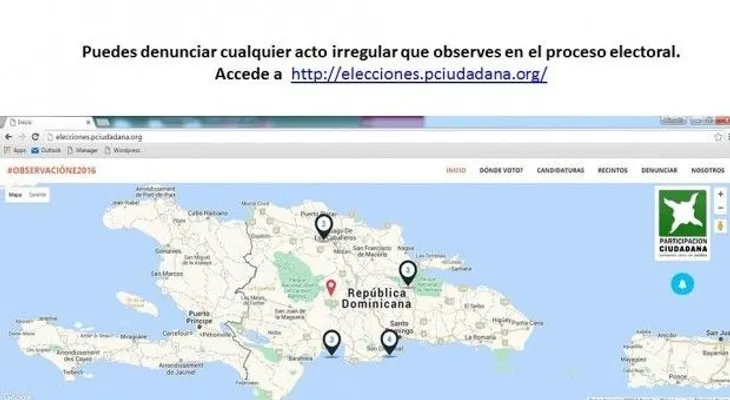 Participación Ciudadana presenta aplicación para denunciar cualquier incidente electoral